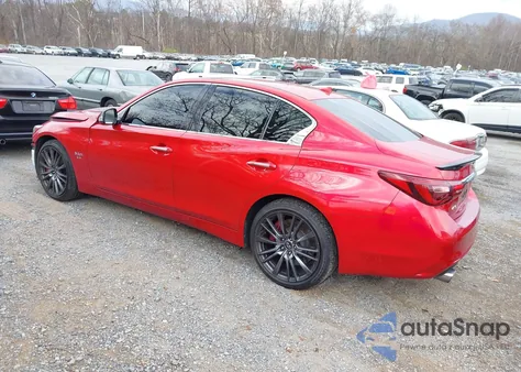 2020 Infiniti Q50 Red Sport 400 Awd z USA, uszkodzony, nr VIN JN1FV7AR1LM660386